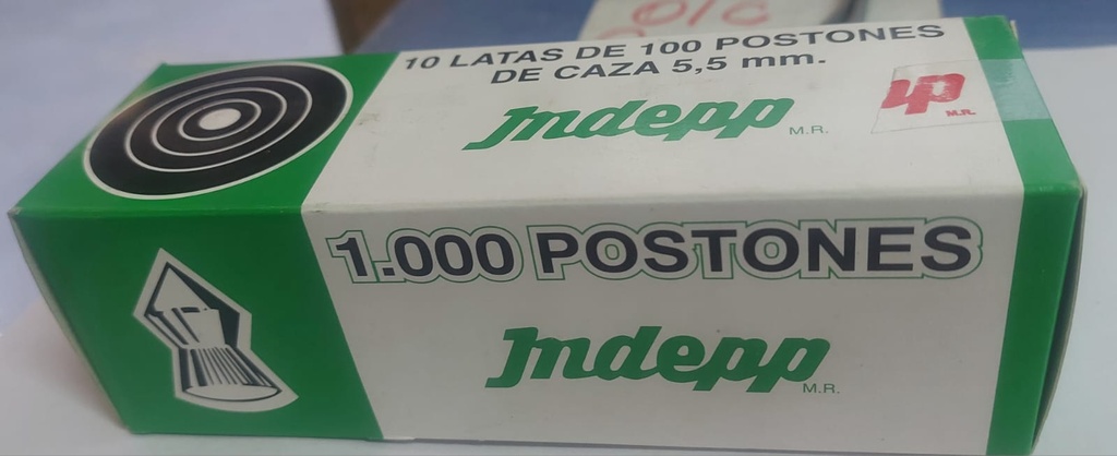 CAJA 10 UN. POSTON DE 100 TIPO CAZA 5,5 MM.