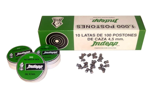 CAJA 10 UN. POSTON DE 100 TIPO CAZA 4,5 MM.